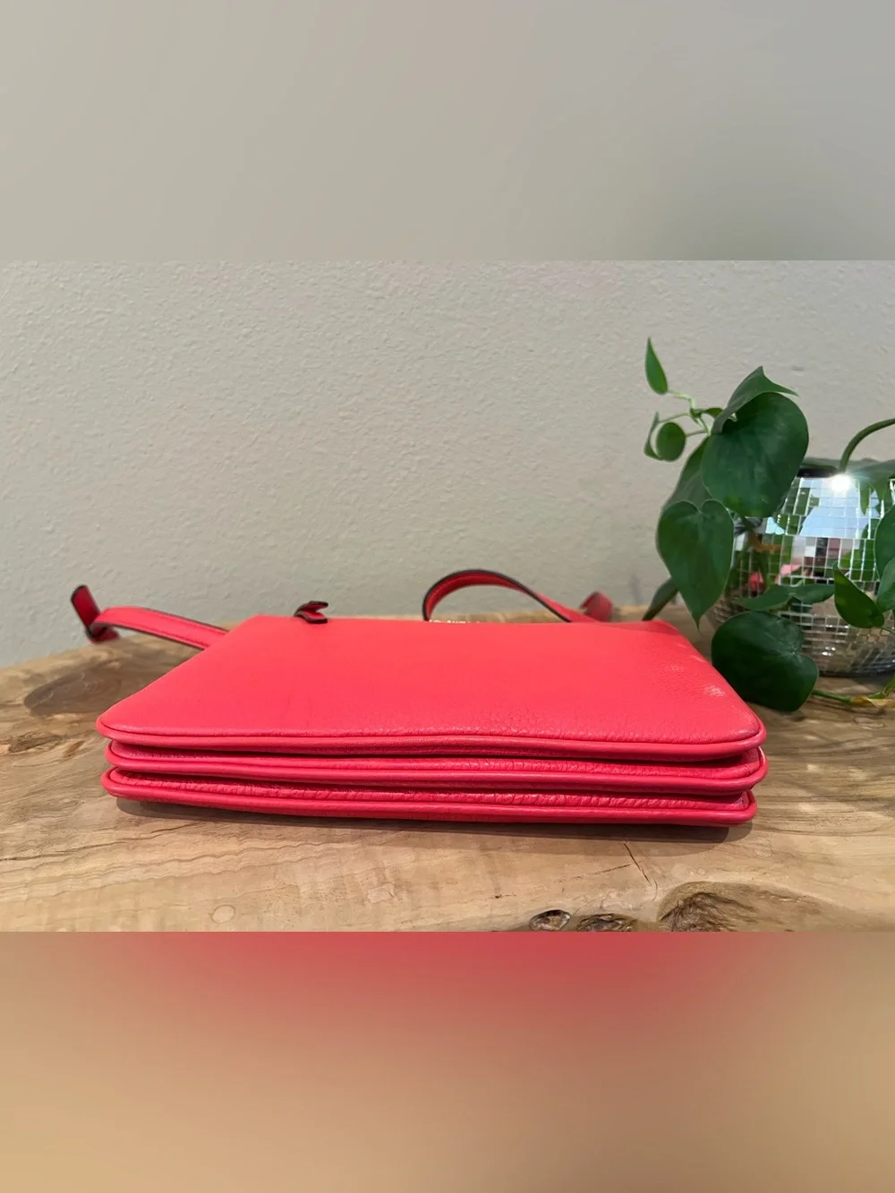Kate Spade Coral Pink Jackson Triple Gusset Crossbody